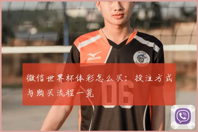 微信世界杯体彩怎么买:投注方式与购买流程一览